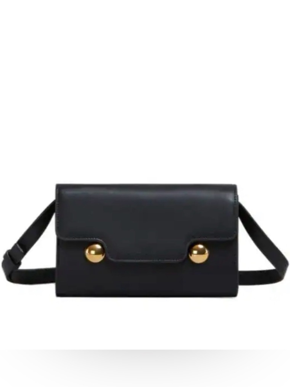 Marni Black Trunkaroo Crossbody Bag NWOT